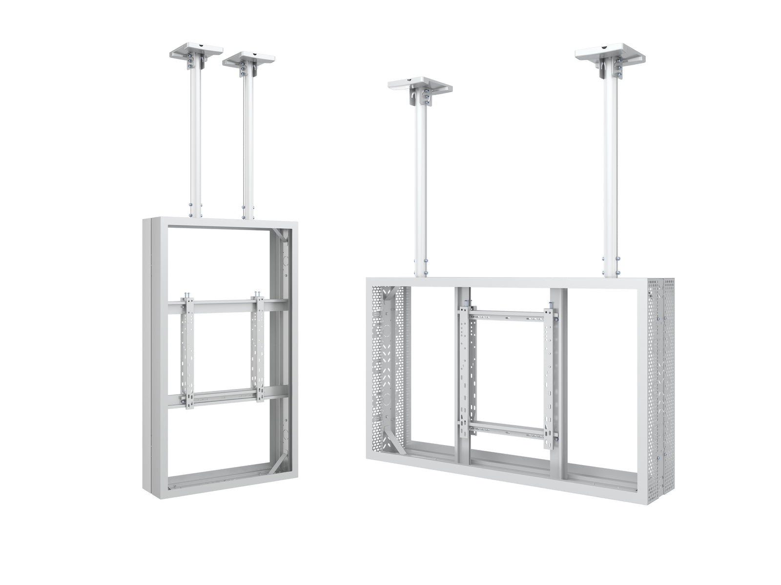 Multibrackets M Pro Series Enclosure 55" B2B High Brightness Wall Medium White Signage Display Enclosures Multibrackets