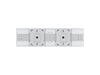 Multibrackets M Pro Series Enclosure 55" B2B High Brightness Wall Medium White Signage Display Enclosures Multibrackets
