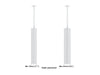 Multibrackets M Pro Series Enclosure 55" B2B High Brightness Wall Medium White Signage Display Enclosures Multibrackets