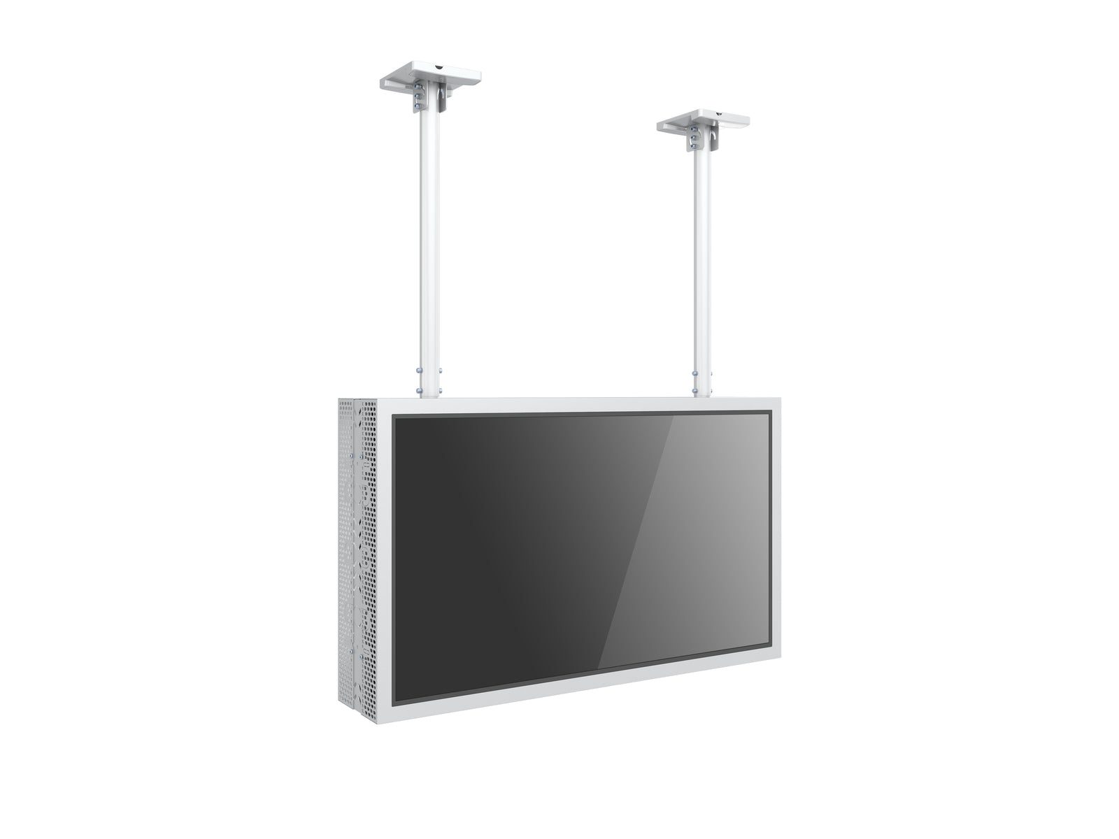 Multibrackets M Pro Series Enclosure 55" B2B High Brightness Wall Medium White Signage Display Enclosures Multibrackets