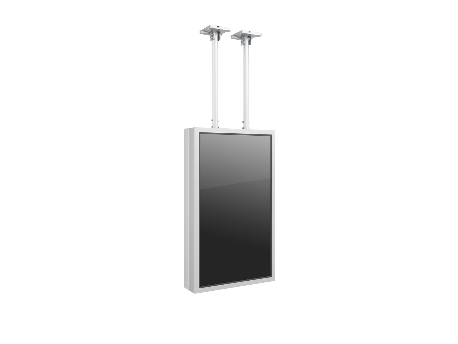 Multibrackets M Pro Series Enclosure 55" B2B High Brightness Wall Medium White Signage Display Enclosures Multibrackets