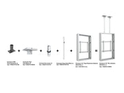 Multibrackets M Pro Series Enclosure 55" B2B High Brightness Wall Medium White Signage Display Enclosures Multibrackets