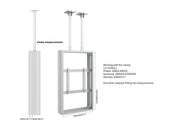 Multibrackets M Pro Series Enclosure 55" B2B High Brightness Wall Medium White Signage Display Enclosures Multibrackets