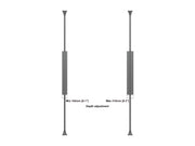 Multibrackets M Pro Series Enclosure 55" Floor to Ceiling Mount B2B Medium - 3m Length Signage Display Enclosures Multibrackets