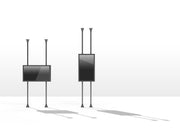 Multibrackets M Pro Series Enclosure 55" Floor to Ceiling Mount B2B Medium - 3m Length Signage Display Enclosures Multibrackets