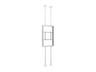 Multibrackets M Pro Series Enclosure 55" Floor to Ceiling Mount B2B Medium - 3m Length