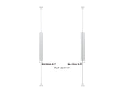 Multibrackets M Pro Series Enclosure 55" Floor to Ceiling Mount B2B Medium - 3m Length Signage Display Enclosures Multibrackets