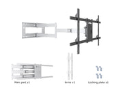 Multibrackets 42" - 75" M Universal Long Reach Single Arm Mount | 7350073736874 Wall Mount Bracket Multibrackets