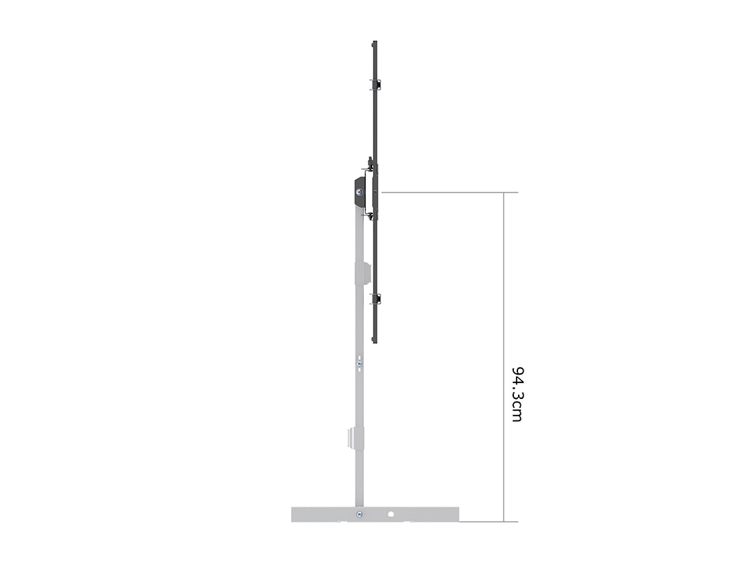 Multibrackets 42" - 75" M Universal Long Reach Single Arm Mount | 7350073736874 Wall Mount Bracket Multibrackets