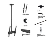 Multibrackets 42"-75" - 1.5m Portrait Display Ceiling Mount Pro Ceiling Mount Bracket Multibrackets