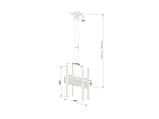 Multibrackets 40" - 75" MBC1UX2P 1.5m Display Ceiling Mount Pro For 2 Screens Ceiling Mount Bracket Multibrackets