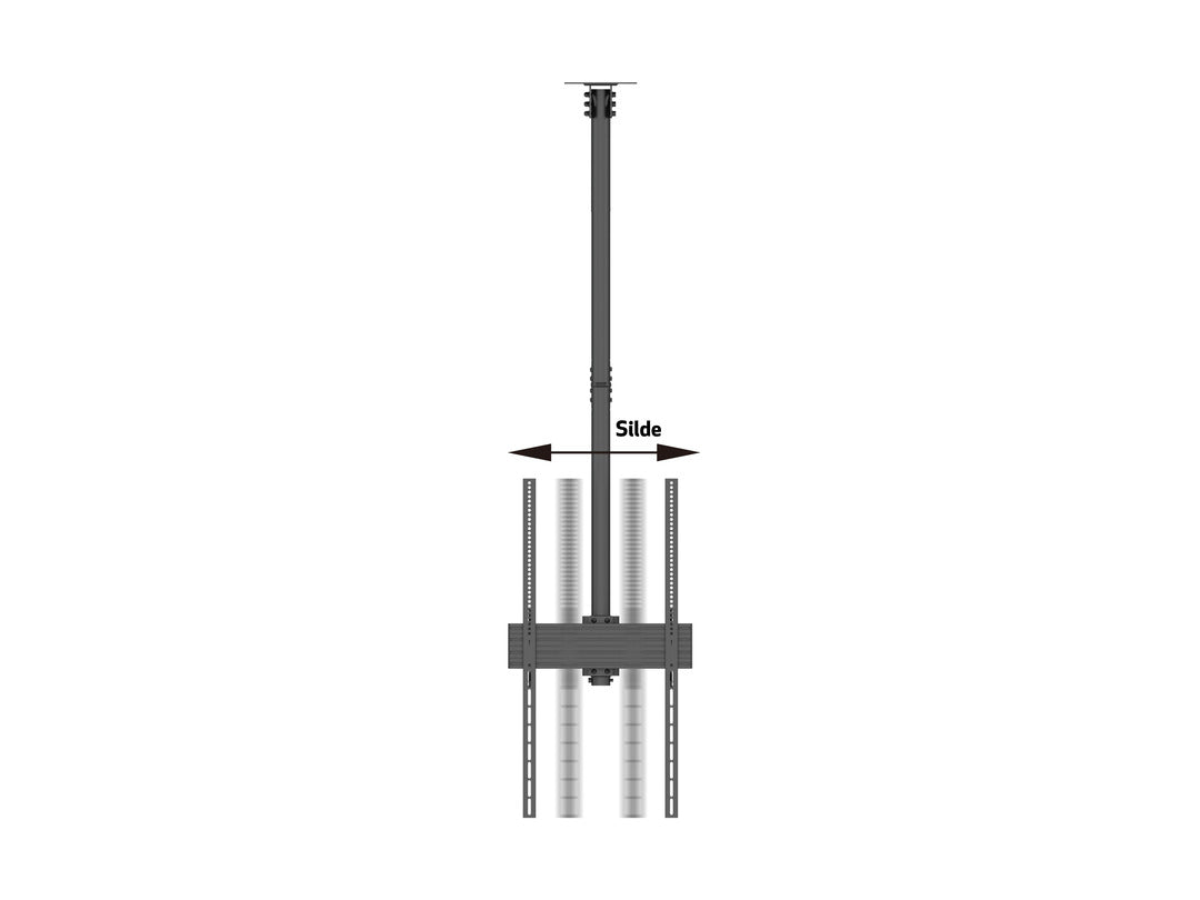Multibrackets 42" - 75" MBC1UX2P 1.5m Display Ceiling Mount Pro For 2 Screens Ceiling Mount Bracket Multibrackets
