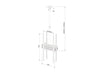 Multibrackets MBC1UX2P Display Ceiling Mount Pro