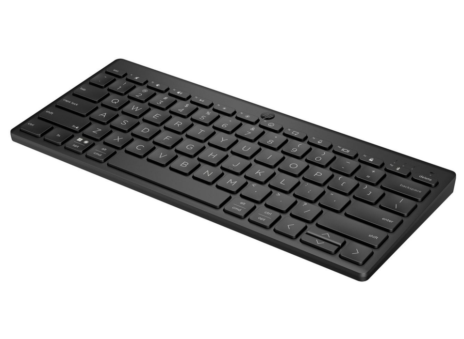 HP 350 Compact Bluetooth Keyboard – Multi-Device, Wireless, Black | 692S8AA#ABZ Keyboard & Mouse HP