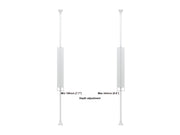 Multibrackets M Pro Series Enclosure 55" Floor to Ceiling Mount B2B High Brightness Medium Signage Display Enclosures Multibrackets