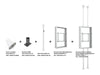Multibrackets M Pro Series Enclosure 55" Floor to Ceiling Mount B2B High Brightness Medium Signage Display Enclosures Multibrackets