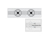 Multibrackets M Pro Series Enclosure 55" Floor to Ceiling Mount B2B High Brightness Medium Signage Display Enclosures Multibrackets