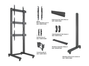 Multibrackets M Pro Series 46" - 75" 1X3 Video Wall Stand | 7350105216954 Wall Mount Bracket Multibrackets