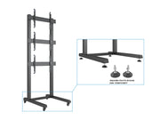 Multibrackets M Pro Series 46" - 75" 1X3 Video Wall Stand | 7350105216954 Wall Mount Bracket Multibrackets