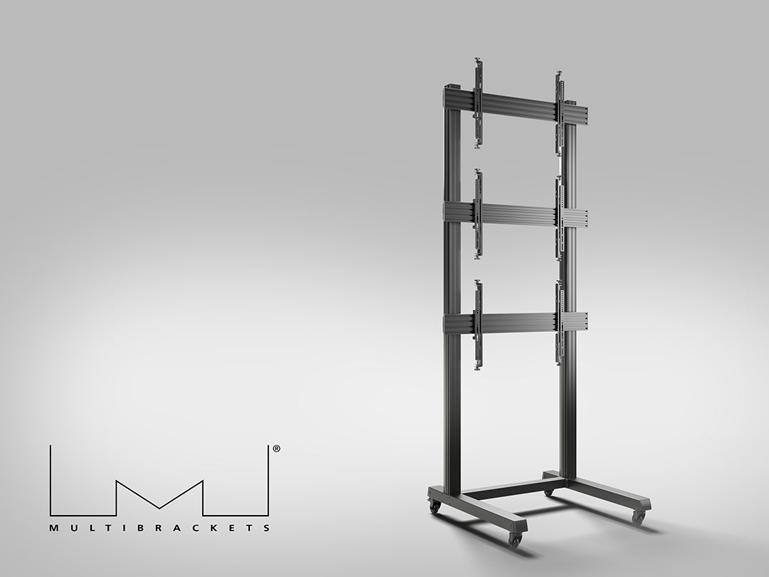 Multibrackets M Pro Series 46" - 75" 1X3 Video Wall Stand | 7350105216954 Wall Mount Bracket Multibrackets