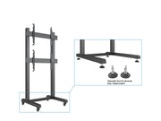 Multibrackets M Pro Series Video Wall Stand 1X2 - (46"-75") Video Wall Mount Multibrackets