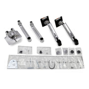 Ergotron LX Up to 27" Dual Side-by-Side Arm (Polished Aluminum) | 45-491-216 Monitor Arm Desk Mount Ergotron