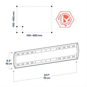 Ergotron WM Low Profile Wall Mount Large Display or TV Mount | 60-604-003 Wall Mount Bracket Ergotron
