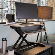 Ergotron WorkFit-Z Mini, Standing Desk Workstation | 33-458-917 Monitor Arm Desk Mount Ergotron