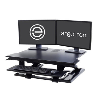Ergotron 33-467-921 WorkFit-TX Standing Desk Converter Ergotron Desk Workstation Ergotron
