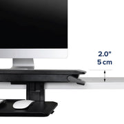 Ergotron 33-467-921 WorkFit-TX Standing Desk Converter Monitor Arm Desk Mount Ergotron