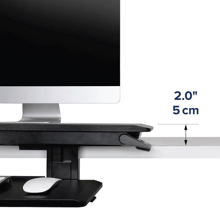 Ergotron 33-467-921 WorkFit-TX Standing Desk Converter Monitor Arm Desk Mount Ergotron