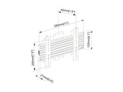 Multibrackets MBW1U Fixed M Wallmount Pro - (17"-42") Wall Mount Bracket Multibrackets
