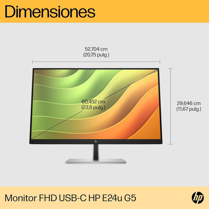 HP E24 G5 (23.8" ) Full-HD IPS Business Monitor