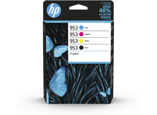 HP 953 4-Pack Black/Cyan/Magenta/Yellow Original Ink Cartridges