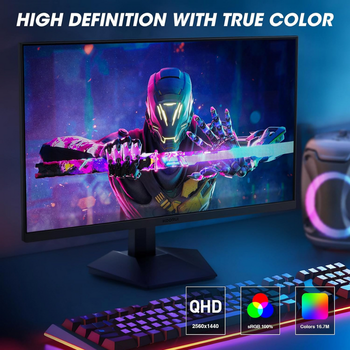 Koorui GN07 27" 170Hz 1ms QHD Gaming Monitor Gaming Monitor Koorui