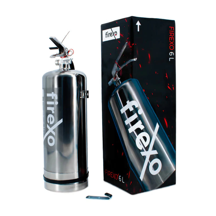 Firexo Stainless Steel 6 Litre Fire Extinguisher Fire Extinguisher Firexo