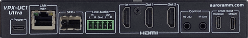 Aurora Multimedia VPX-UC1 Ultra 4K60 1G Unified Communication AVoIP Transceiver AV Extender Aurora