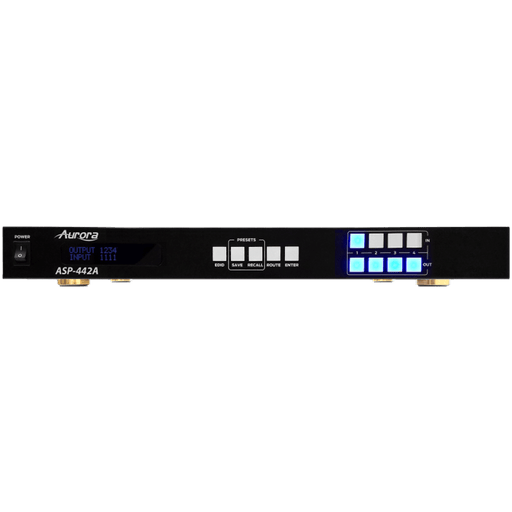 Aurora Multimedia ASP-442A 4x4 HDMI 2.0A Matrix 4K60Hz UHD Matrix Aurora
