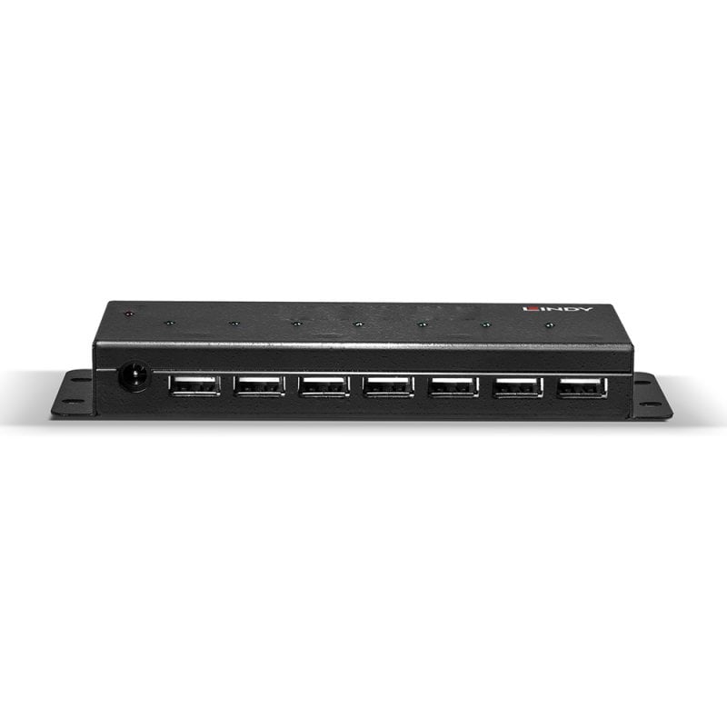 Lindy 7 Port USB 2.0 Metal Hub | 42794 USB Hub & Docking Station Lindy