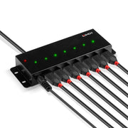 Lindy 7 Port USB 2.0 Metal Hub | 42794 USB Hub & Docking Station Lindy