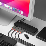 Lindy 7 Port USB 3.0 Hub | 43228 USB Hub & Docking Station Lindy