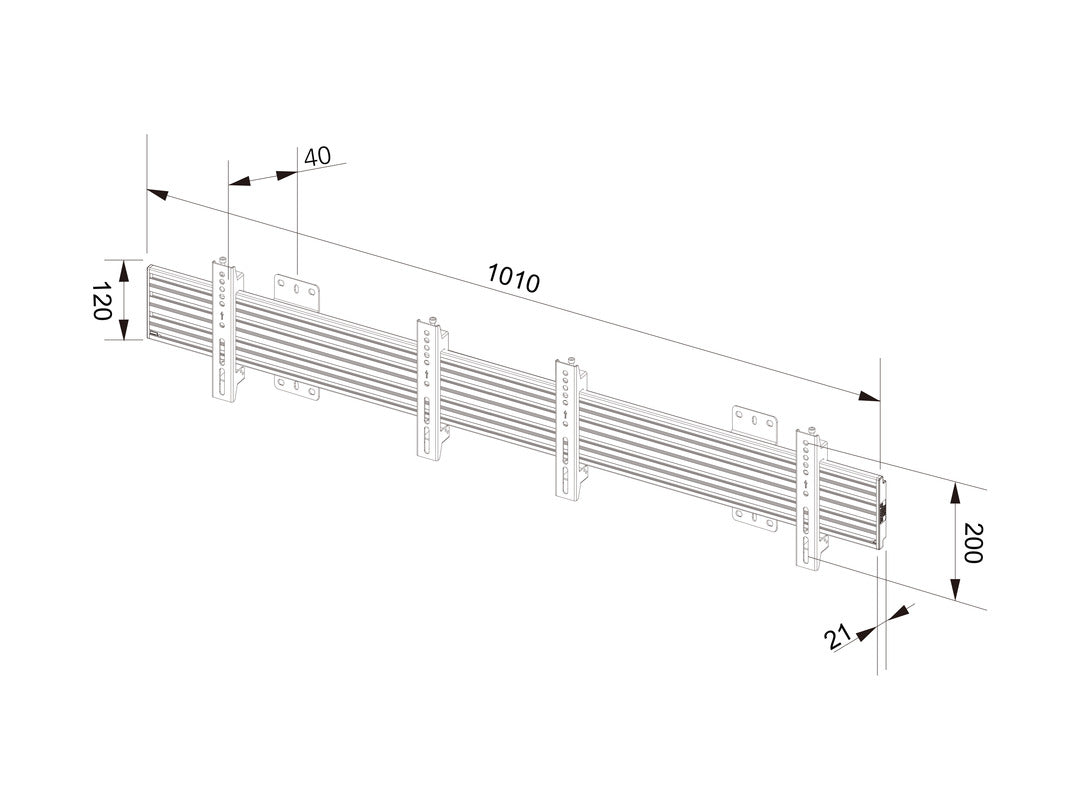 Multibrackets MBW2U Fixed M Wallmount Pro - (27"-32") Wall Mount Bracket Multibrackets