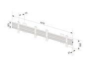 Multibrackets MBW2U Fixed M Wallmount Pro - (27"-32") Wall Mount Bracket Multibrackets