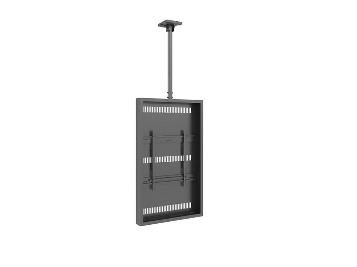 Multibrackets M Pro Series Enclosure 55" High Brightness Ceiling Medium Black Signage Display Enclosures Multibrackets