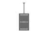 Multibrackets M Pro Series Enclosure 55" High Brightness Ceiling Medium Black Signage Display Enclosures Multibrackets