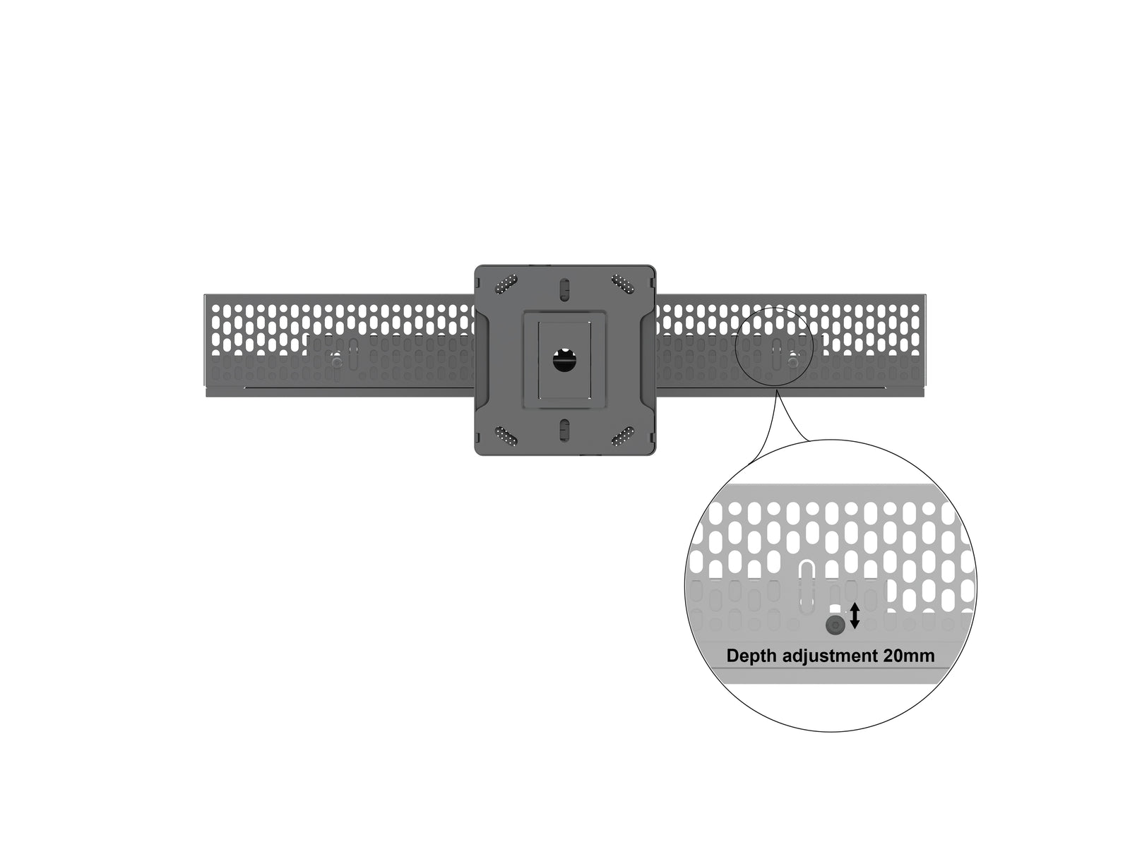 Multibrackets M Pro Series Enclosure 55" High Brightness Ceiling Medium Black Signage Display Enclosures Multibrackets