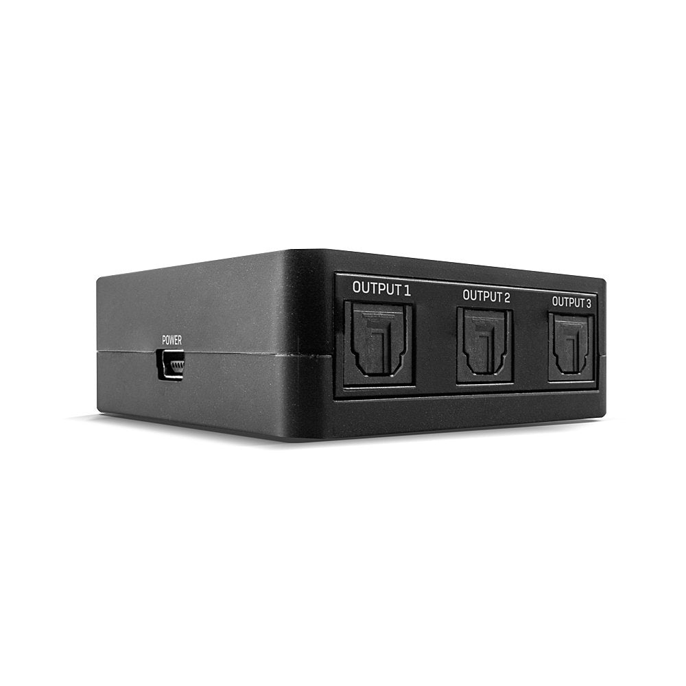 Lindy 3 Port TosLink (Optical) Digital Audio Splitter - 70480 Splitter Lindy