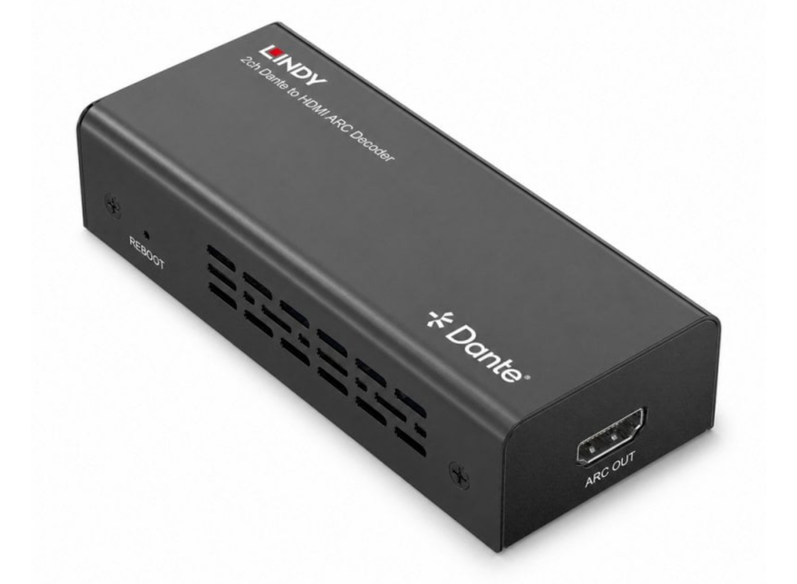 Lindy 2ch Dante® to HDMI® ARC Decoder | 70621 Video Decoder Lindy