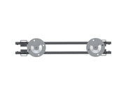Multibrackets M Pro Series Wire 6000 Back to Back - (32" - 65") Mounting Accessory Multibrackets