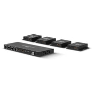 Lindy 70m Cat.6 4 Port HDMI 4K30 & IR Splitter Extender with Loop Out | 38155 AV Extender Lindy